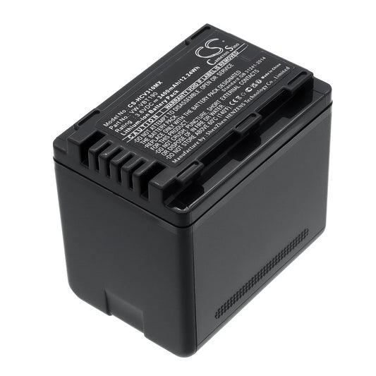 3.6VV 3400mAh/12.24Wh Li-ion Camera Battery for Panasonic
