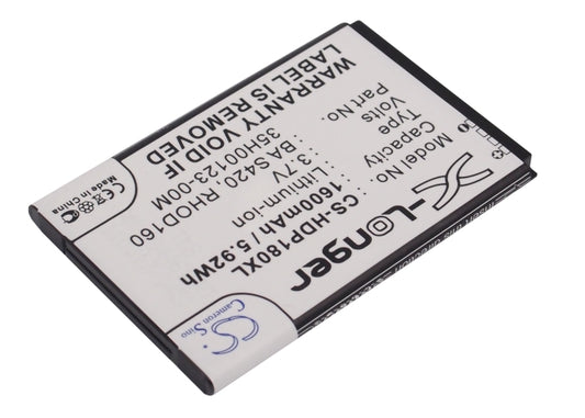 3.7V 1600mAh/5.92Wh Li-ion Mobile/SmartPhone Battery for AT&T
