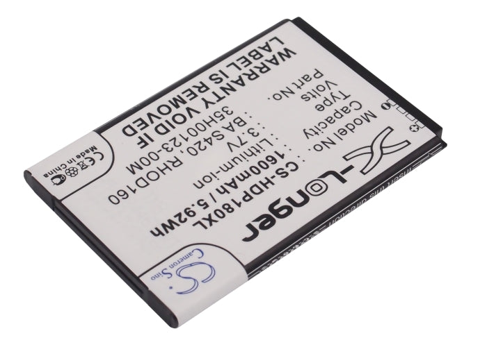 3.7V 1600mAh/5.92Wh Li-ion Mobile/SmartPhone Battery for T-Mobile