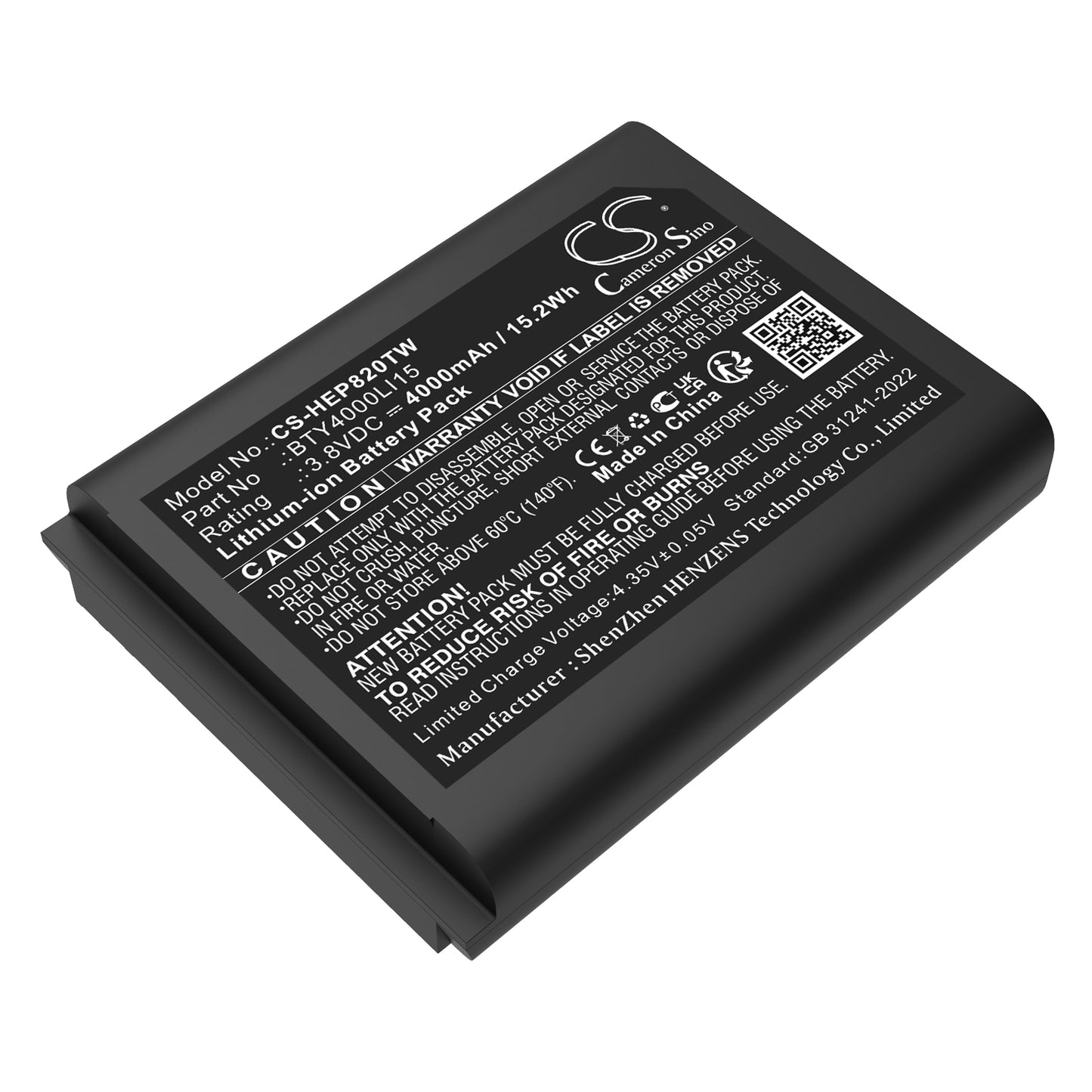 CS-HEP820TW Replacement Battery – Compatible with EP820