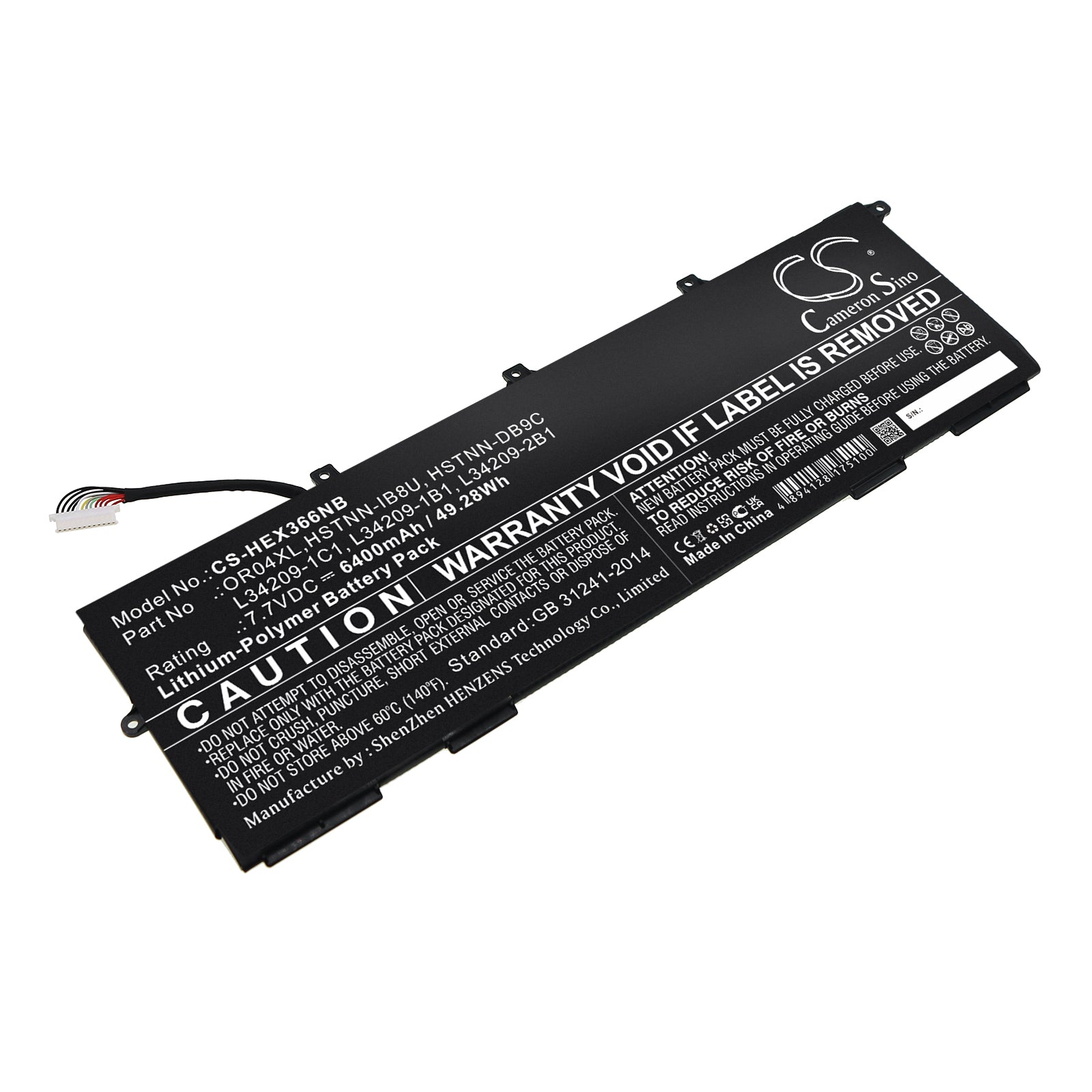 CS-HEX366NB Replacement Battery – Compatible with EliteBook X360 830 G6