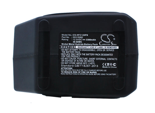 12V 3300mAh/39.60Wh Ni-MH Power Tools Battery for HILTI