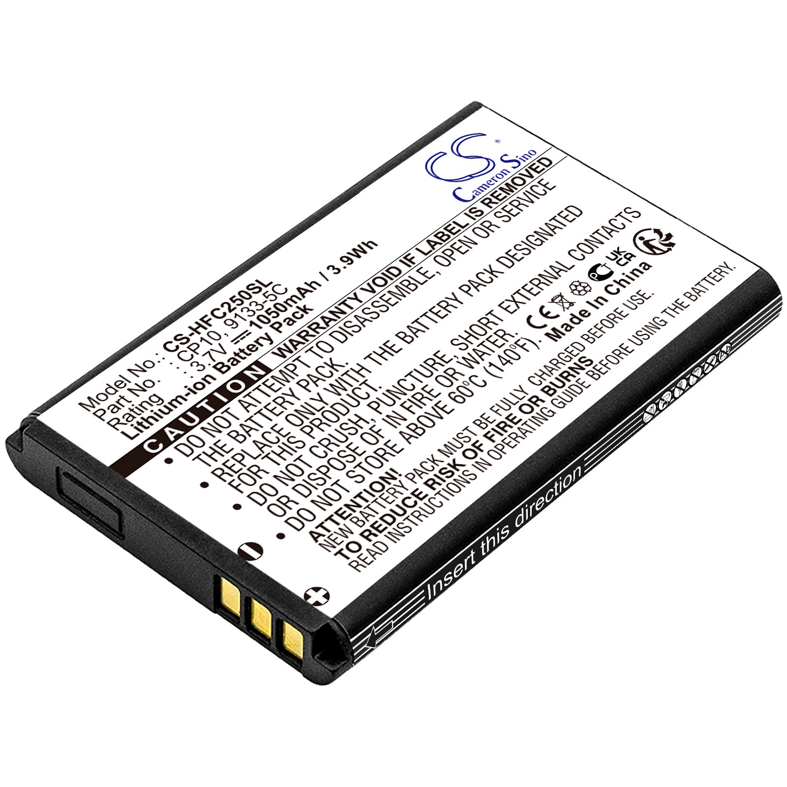 3.7V 1050mAh/3.89Wh Li-ion Mobile/SmartPhone Battery for Fly