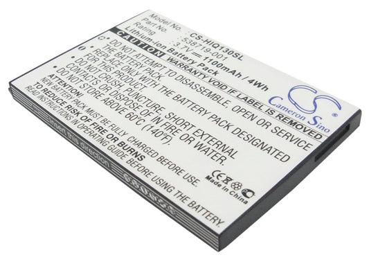 3.7V 1100mAh/4.07Wh Li-ion Mobile/SmartPhone Battery for HP
