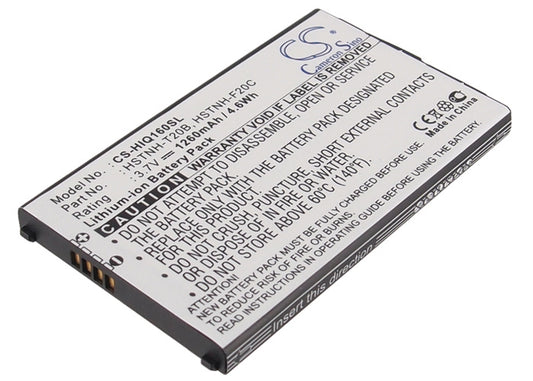 3.7V 1260mAh/4.6Wh Li-ion Mobile/SmartPhone Battery for HP