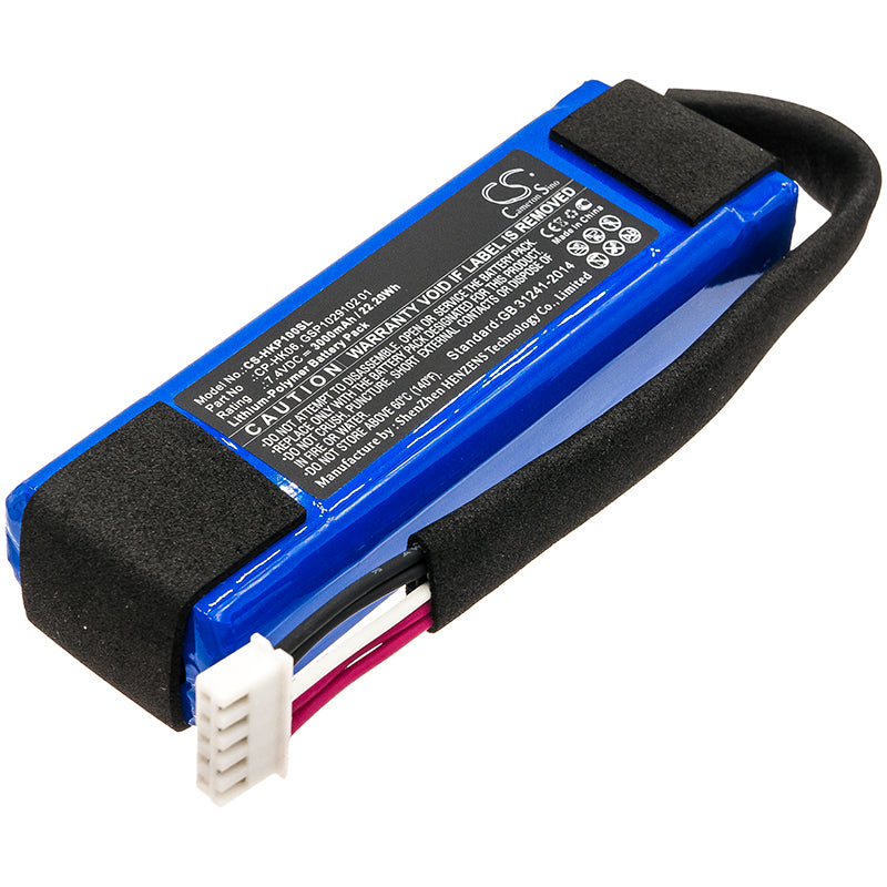 7.4V 3000mAh/22.20Wh Li-Polymer Speaker Battery for Harman/Kardon