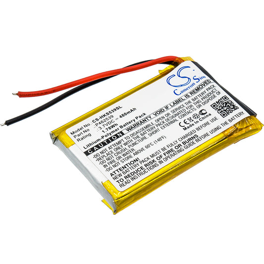 3.7V 480mAh/1.78Wh Li-Polymer Wireless Headset Battery for Harman/Kardon