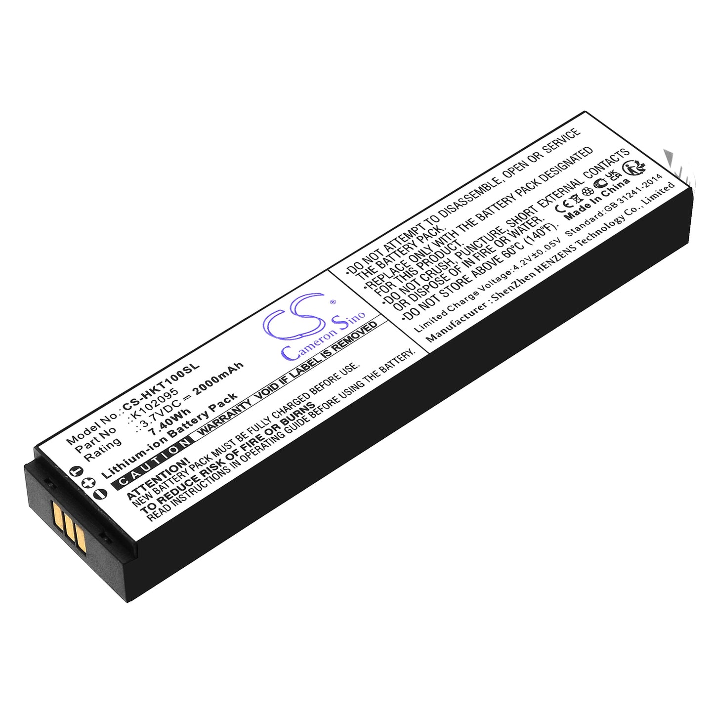CS-HKT100SL Replacement Battery – Compatible with T01, Underwater Fishing Camera
