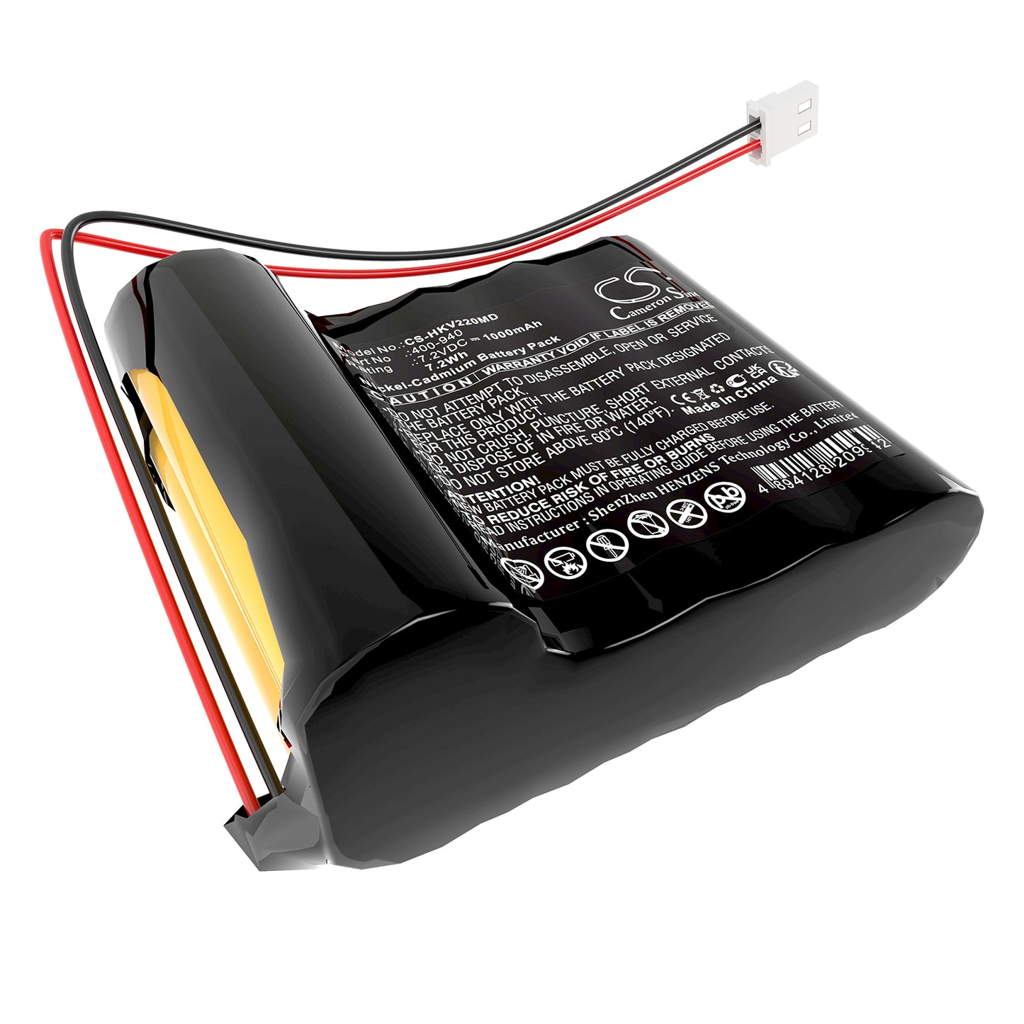 CS-HKV220MD Replacement Battery – Compatible with IV Pump 2.2 Veterinary, Veterinary IV 2.2 Infusion Pum