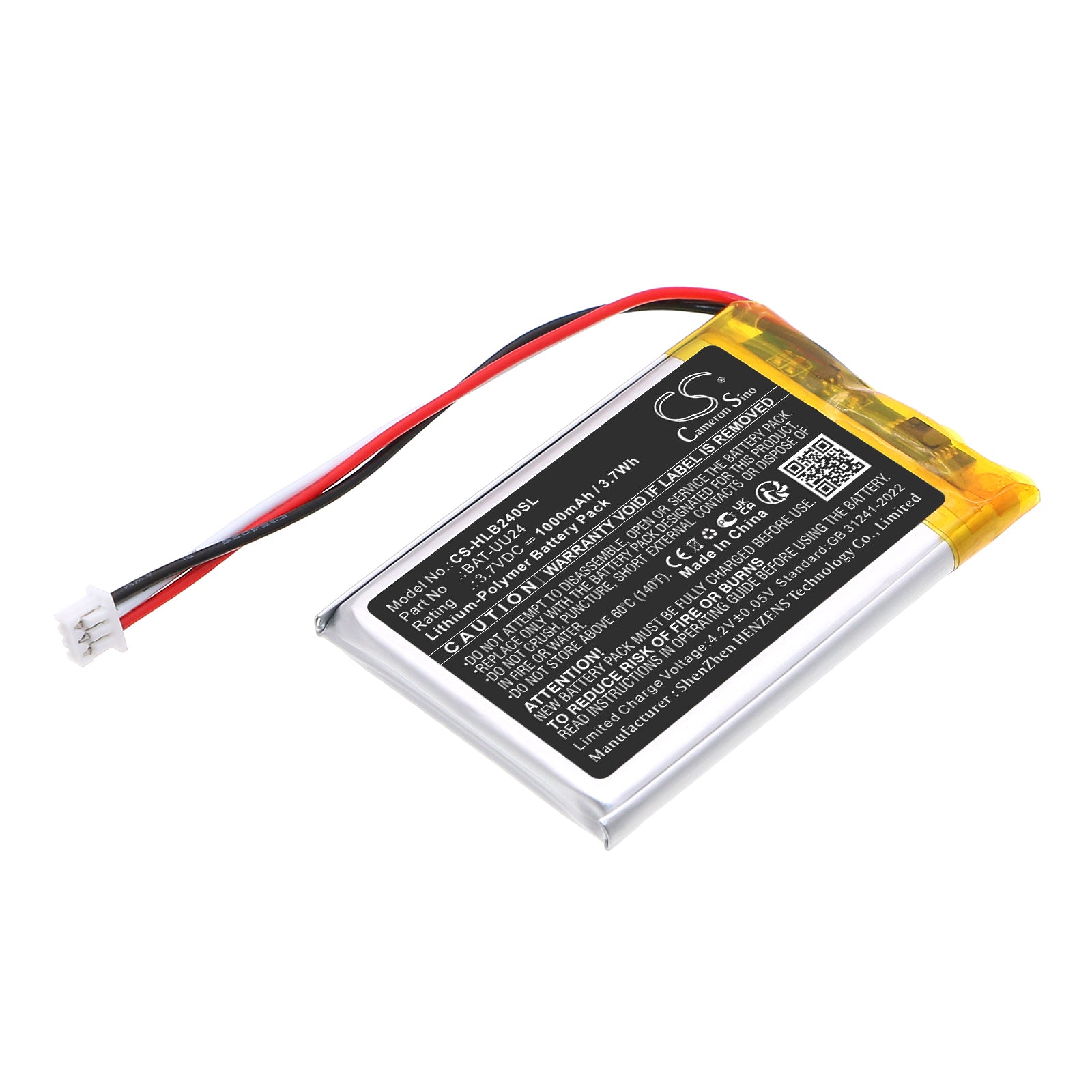 CS-HLB240SL Replacement Battery – Compatible with Dragon Touch E40, HB24, HB24RX, HB32, HB32RX, HB6339, SM24, SM24RX, SM25, SM25RX, UU24, UU24RX