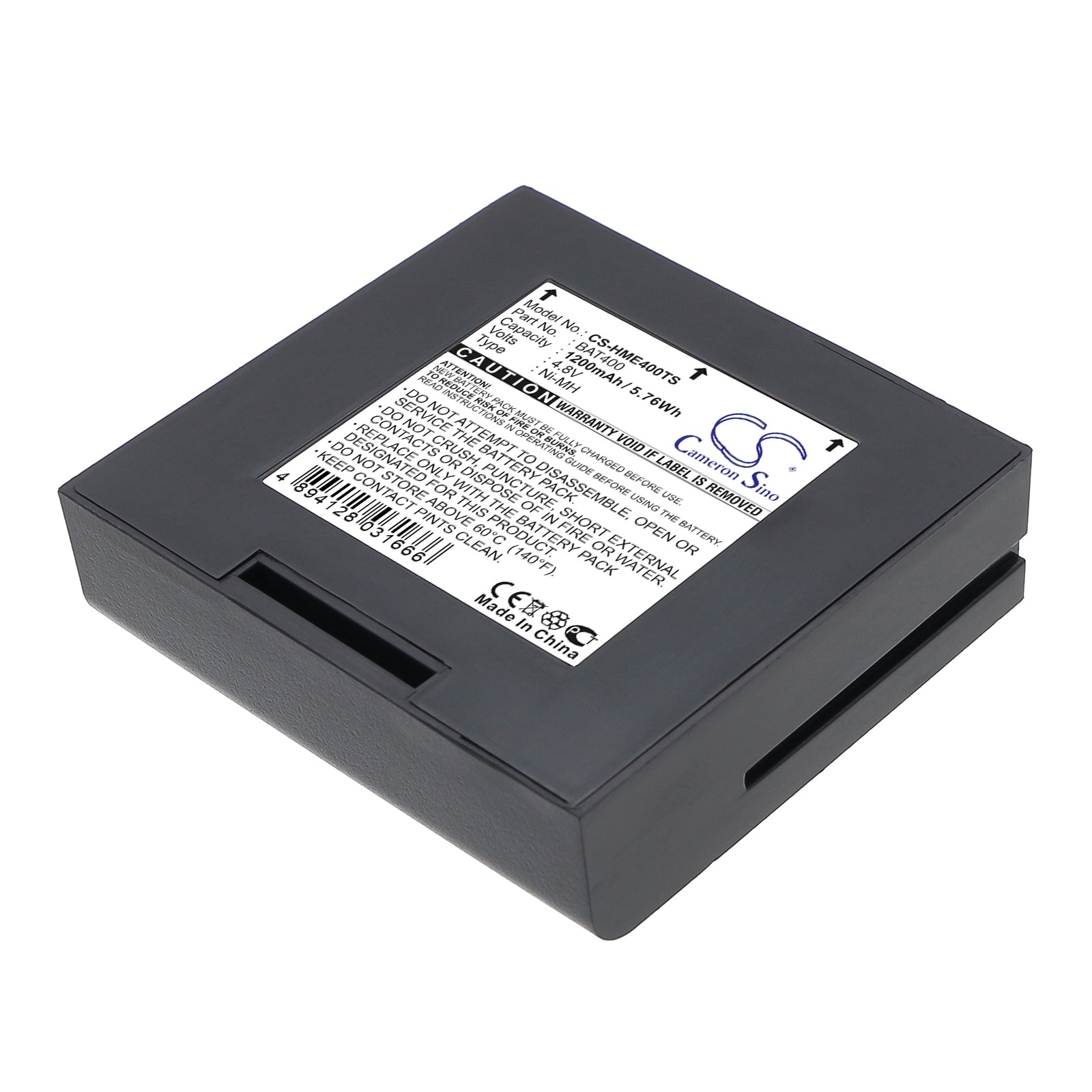 4.8V 1200mAh/5.76Wh Ni-MH Wireless Headset Battery for HME