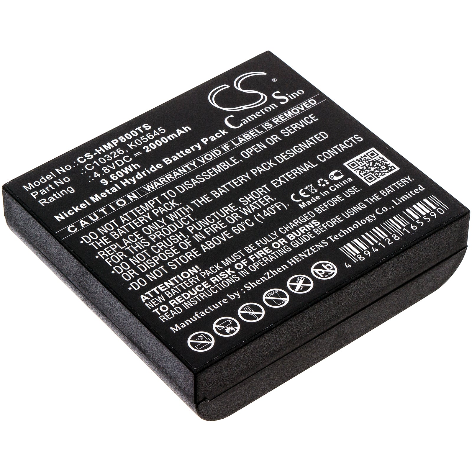 CS-HMP800TS Replacement Battery – Compatible with BP800 Beltpack