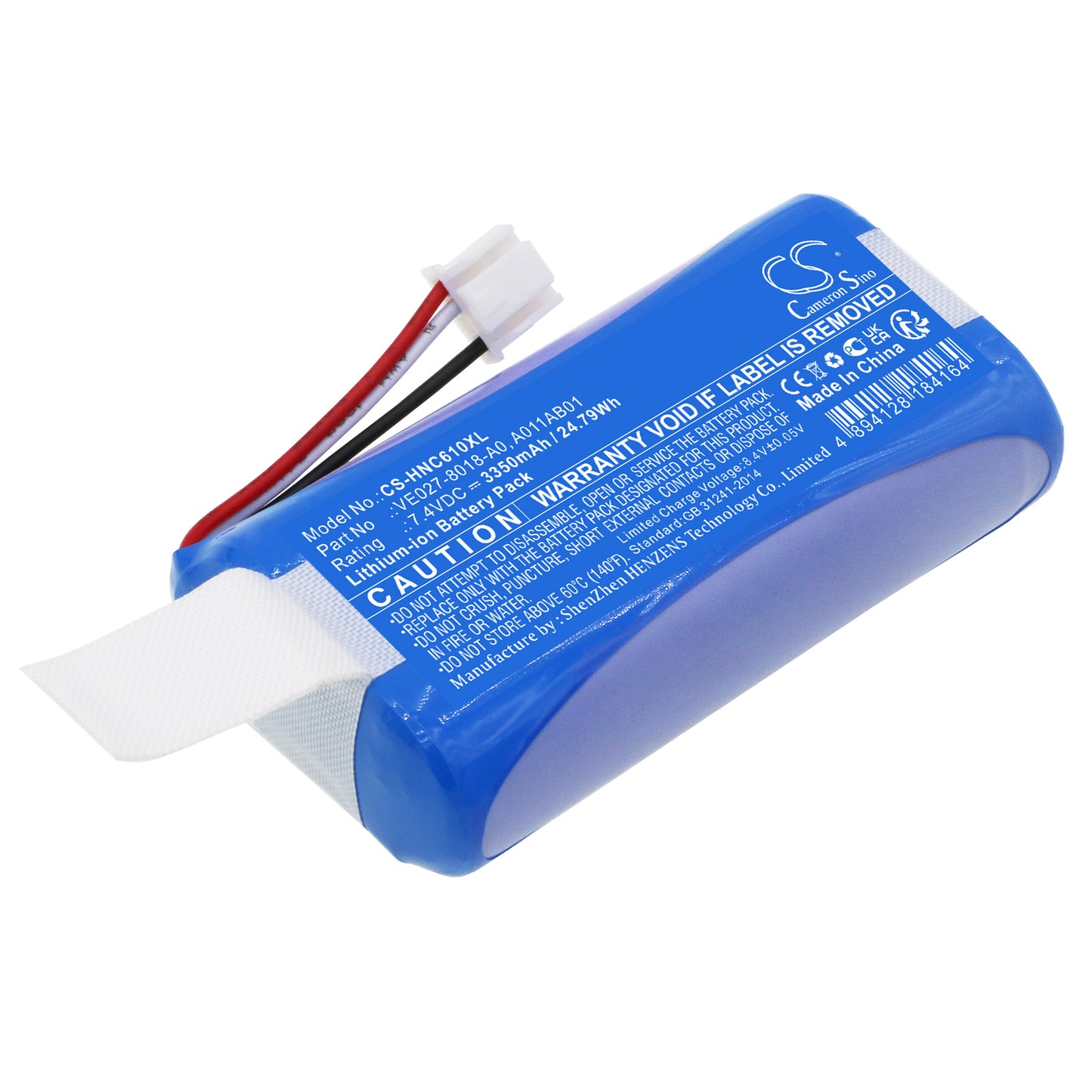 CS-HNC610XL Replacement Battery – Compatible with 1011CM01, CV61, CV61A