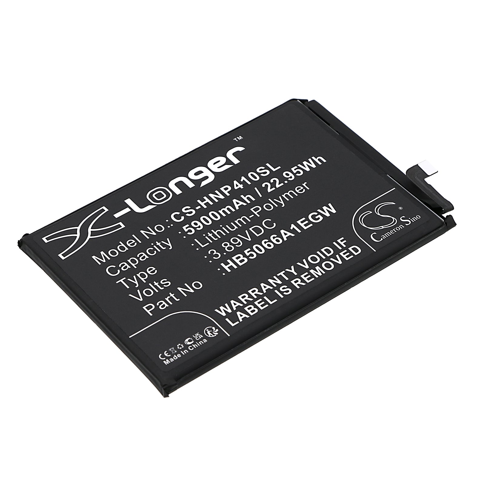 CS-HNP410SL Replacement Battery – Compatible with Changwan 40 Plus, Play 40 Plus, Play 40 Plus 5G Premium, RKY-AN00