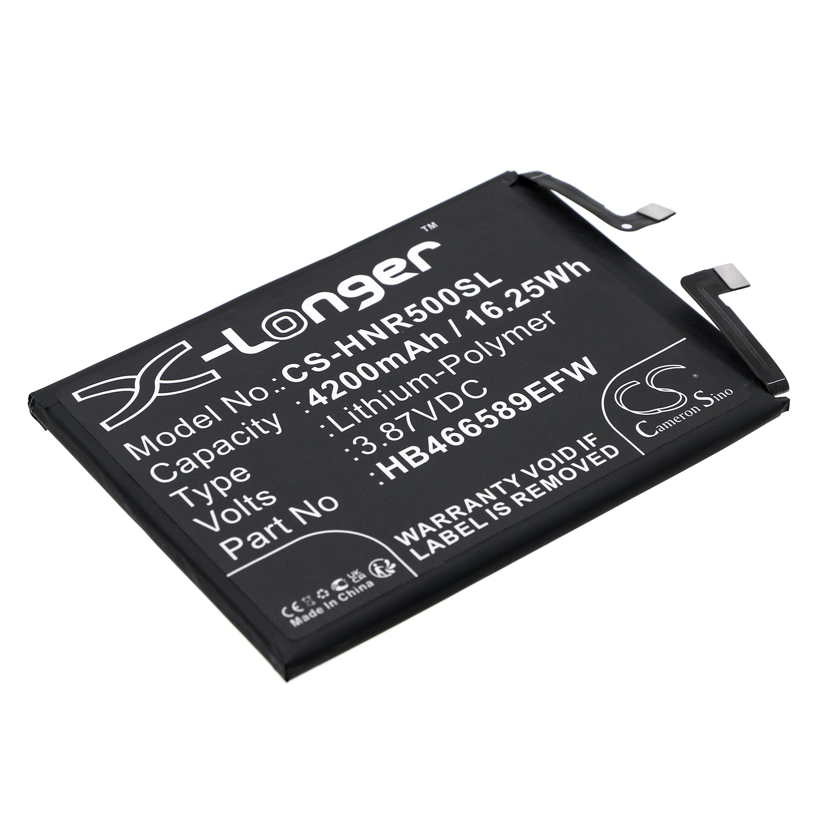 CS-HNR500SL Replacement Battery – Compatible with NEN-L22, NEN-LX1, Nova 8i