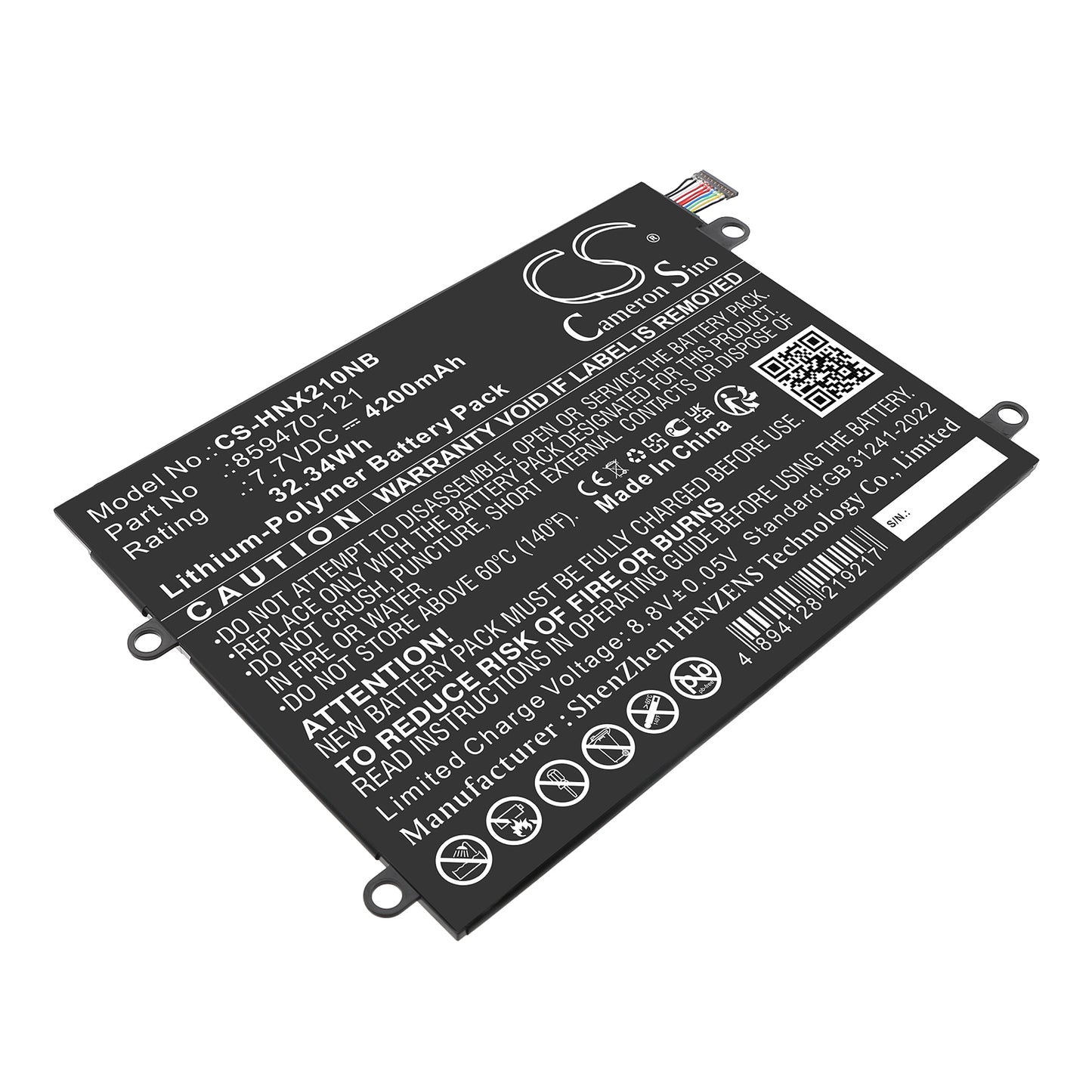 CS-HNX210NB Replacement Battery – Compatible with NNotebook X2 10-P043TU, Notebook X2 10-P000NA, Notebook X2 10-P000ND, Notebook X2 10-P000NF, Notebook X2 10-P000NG, Notebook X2 10-P000NI, Notebook X2 10-P000NIA, Notebook X2 10-P000NK, Notebook X2 10-P000NO, Notebook X2 10-P000NQ, Notebook X2 10-P000NS, Notebook X2 10-P000NT, Notebook X2 10-P000NV, Notebook X2 10-P000NW, Notebook X2 10-P000UR, Notebook X2 10-P001DS, Notebook X2 10-P001ND, Notebook X2 10-P001NF, Notebook X2 10-P001NG, Notebook