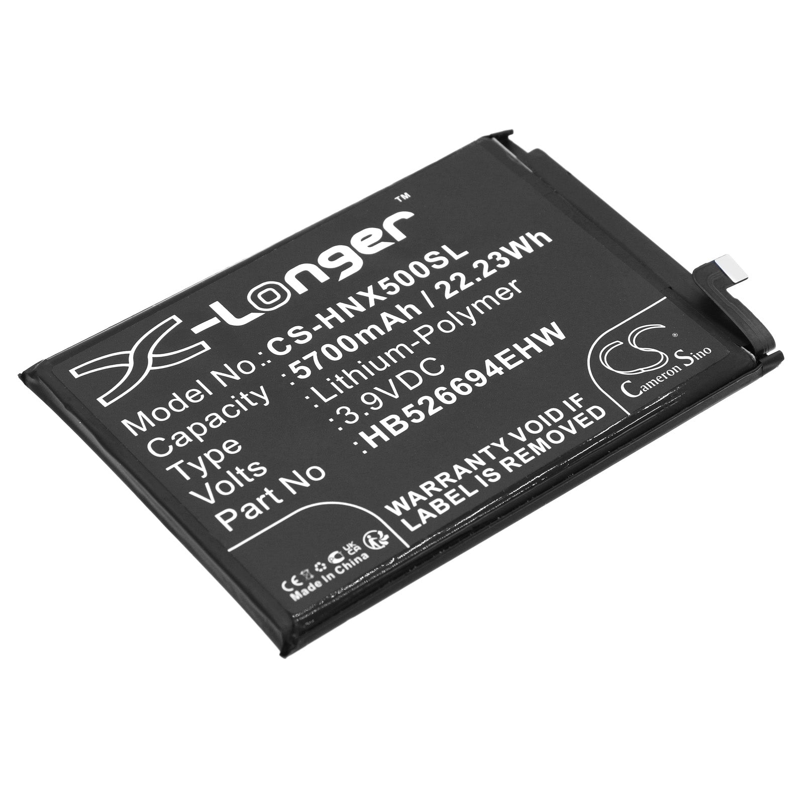 CS-HNX500SL Replacement Battery – Compatible with X50, X50i