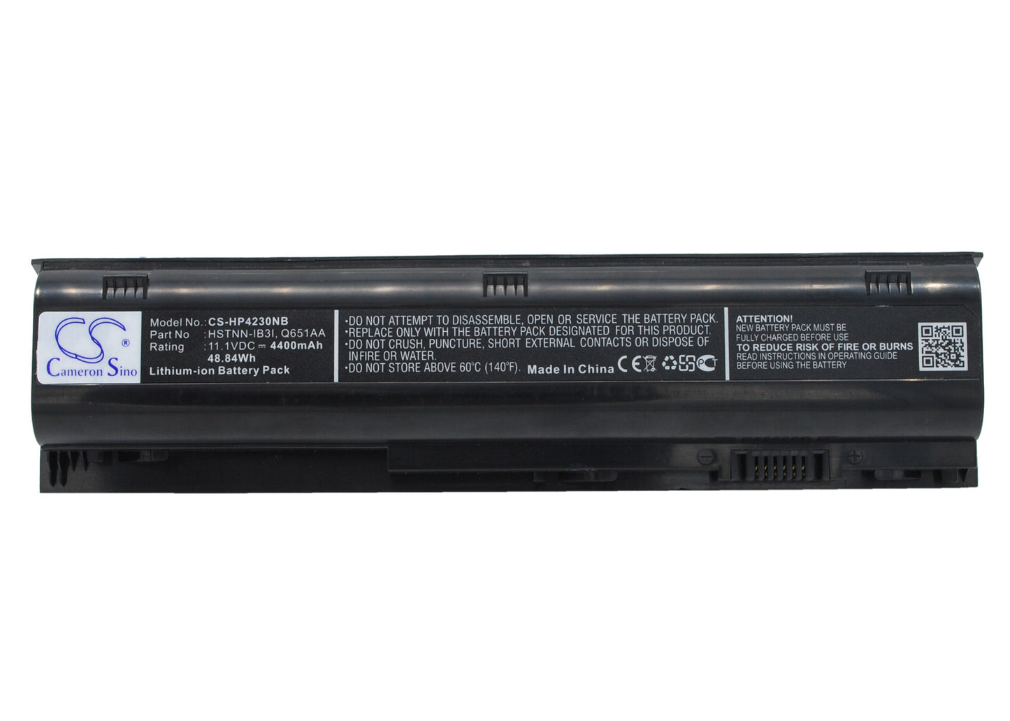 11.1V 4400mAh/48.84Wh Li-ion Notebook/Laptop Battery for HP