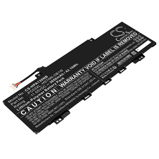 CS-HPA130NB Replacement Battery – Compatible with Pavilion Aero 13 be0097nr, Pavilion Aero 13-be0000AU, Pavilion Aero 13-be0000ns, Pavilion Aero 13-be0000ur, Pavilion Aero 13-be0001ur, Pavilion Aero 13-BE0002NO, Pavilion Aero 13-be0002nu, Pavilion Aero 13-be0003nk, Pavilion Aero 13-be0004nk, Pavilion Aero 13-BE0004NS, Pavilion Aero 13-be0005nq, Pavilion Aero 13-be0006nf, Pavilion Aero 13-BE0006NK, Pavilion Aero 13-be0007ni, Pavilion Aero 13-be0008nq, Pavilion Aero 13-BE0008UR, Pavilion Aero