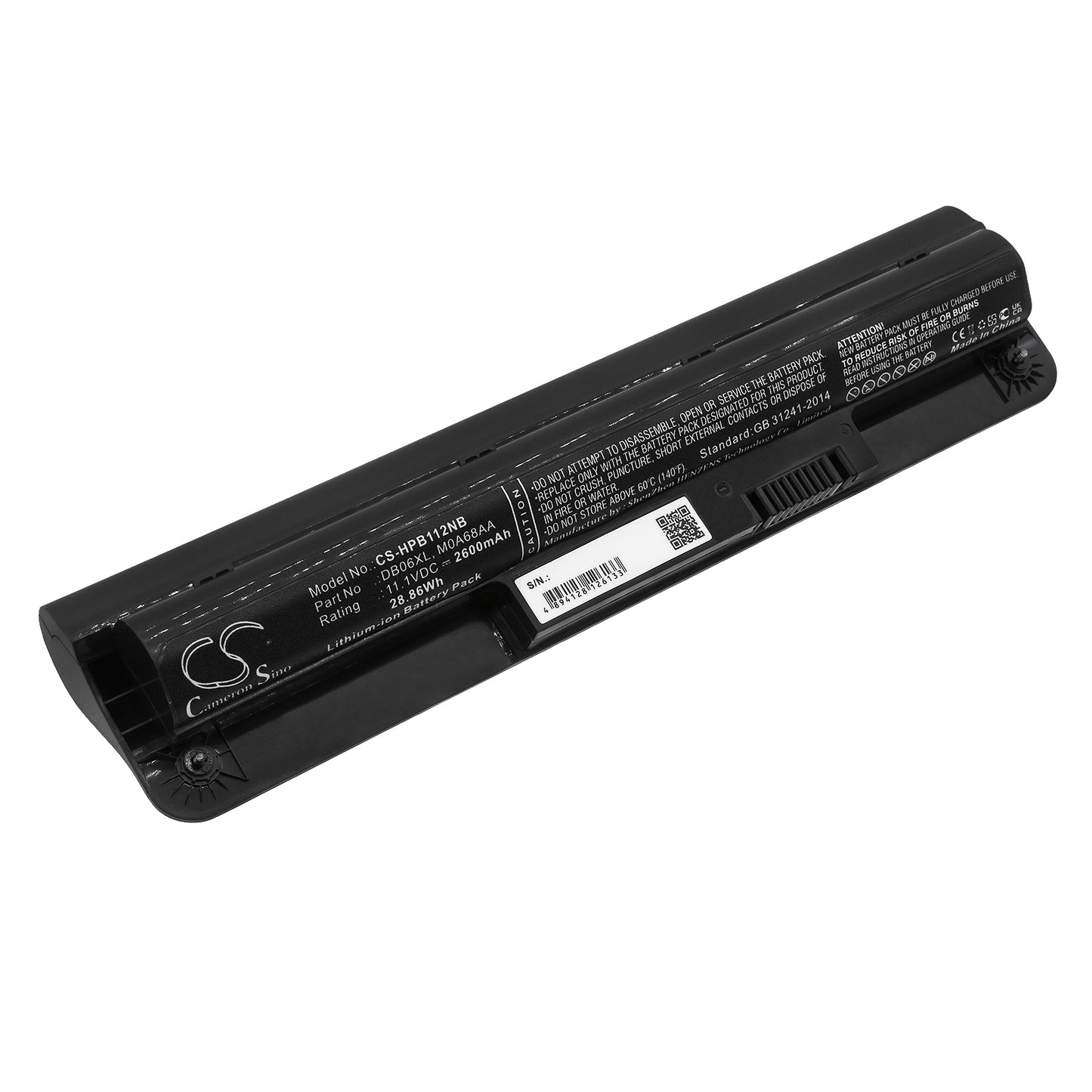 11.1V 2600mAh/28.86Wh Li-ion Notebook/Laptop Battery for HP