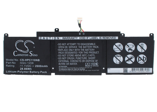 11.1V 2600mAh/28.86Wh Li-Polymer Notebook/Laptop Battery for HP