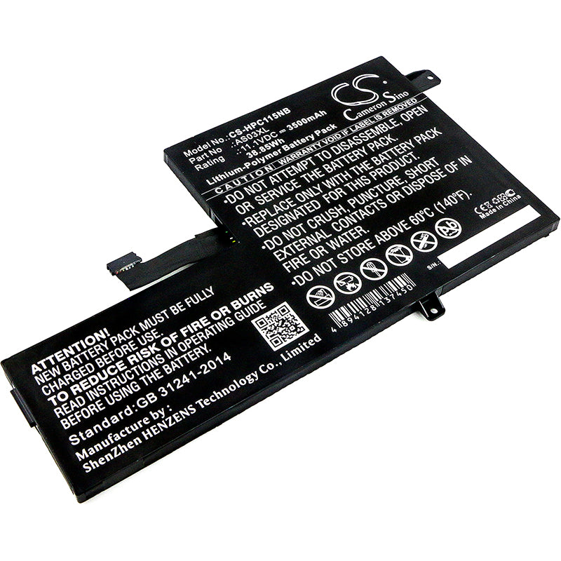 11.1V 3500mAh/38.85Wh Li-Polymer Notebook/Laptop Battery for HP