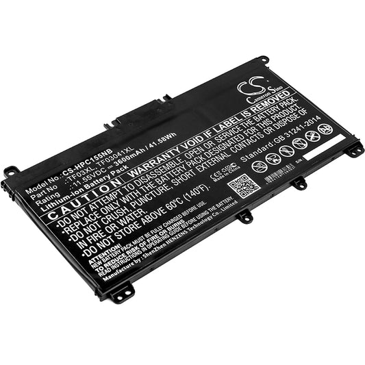 11.55V 3600mAh/41.58Wh Li-ion Notebook/Laptop Battery for HP
