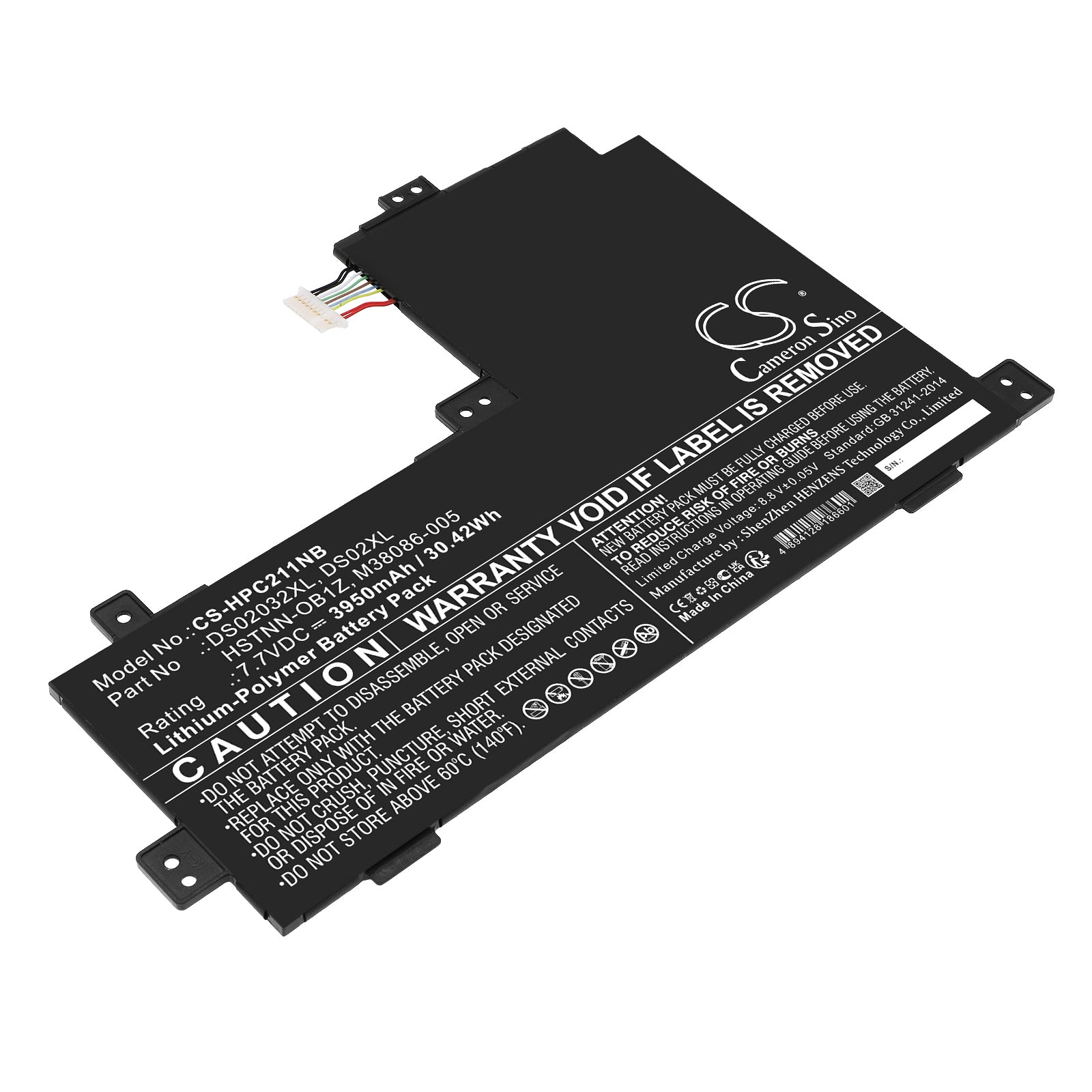 CS-HPC211NB Replacement Battery – Compatible with 3G0N5UA, 3G0N5UAR, 40Q85UA, 42U52UA, 42U52UAR, 4K2K0PA, 4K2K1PA, 4K2K2PA, 4K2K3PA, 4K4M6PA, 4K4M7PA, 4L2M6PA, 4L2M7PA, 4L7T0PA, 4L7T1PA, 4L7T1PAR, 518S9PA, Chromebook x2 11, Chromebook x2 11 11-DA0004QU, Chromebook x2 11 11-DA0005QU, Chromebook x2 11 11-DA0006QU, Chromebook x2 11 11-DA0007QU, Chromebook x2 11 11-DA0008QU, Chromebook x2 11 11-DA0009QU, Chromebook x2 11 11-DA0010QU, Chromebook x2 11 11-DA0011QU, Chromebook x2 11 11-DA0012QU,