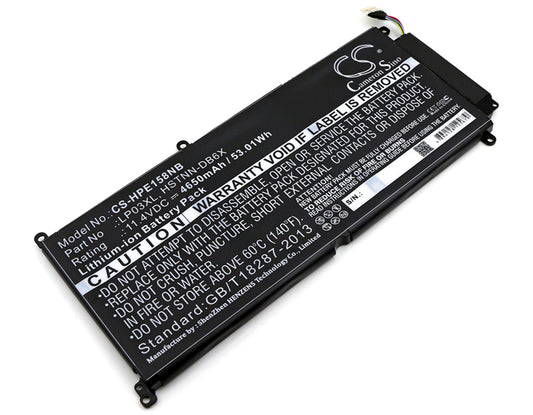 11.4V 4650mAh/53.01Wh Li-ion Notebook/Laptop Battery for HP