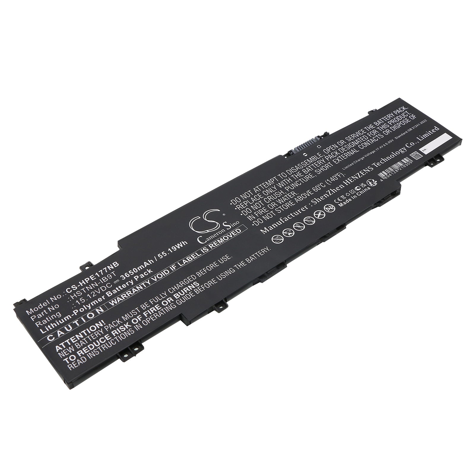 CS-HPE177NB Replacement Battery – Compatible with Envy 17-ch0000nc, Envy 17-ch0000nj, Envy 17-ch0000nl, Envy 17-ch0000nn, Envy 17-ch0000nz, Envy 17-ch0000sf, Envy 17-ch0001nb, Envy 17-ch0001nm, Envy 17-ch0001np, Envy 17-ch0001ua, Envy 17-ch0002nc, Envy 17-ch0002nl, Envy 17-ch0002no, Envy 17-ch0002nv, Envy 17-ch0003nf, Envy 17-ch0003ua, Envy 17-ch0004nc, Envy 17-ch0005nc, Envy 17-CH0005UA, Envy 17-ch0006nb, Envy 17-ch0006ua, Envy 17-ch0007nb, Envy 17-ch0009nm, Envy 17-ch0009ua, Envy 17-CH0010CA,