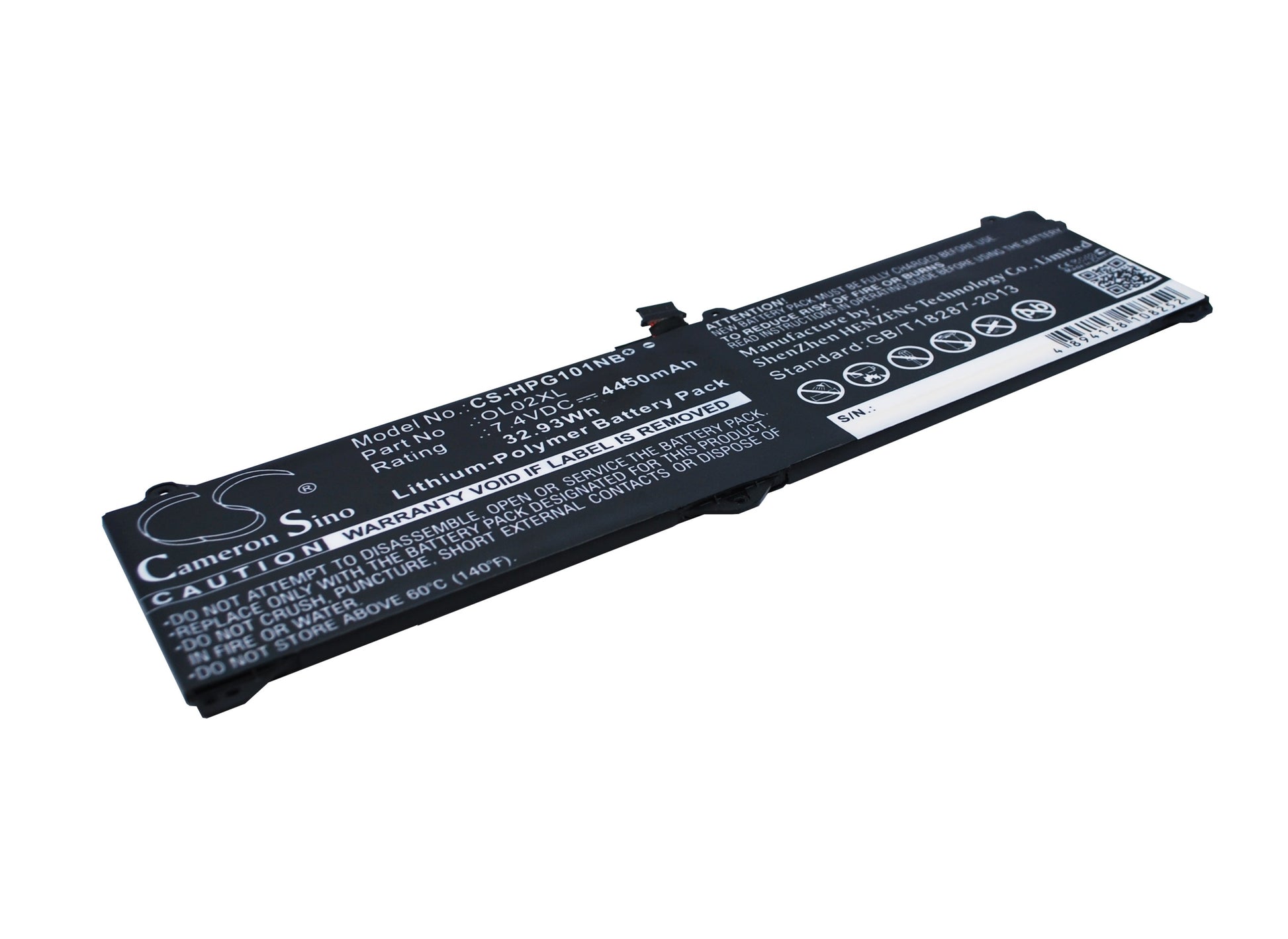 7.4V 4450mAh/32.93Wh Li-Polymer Notebook/Laptop Battery for HP