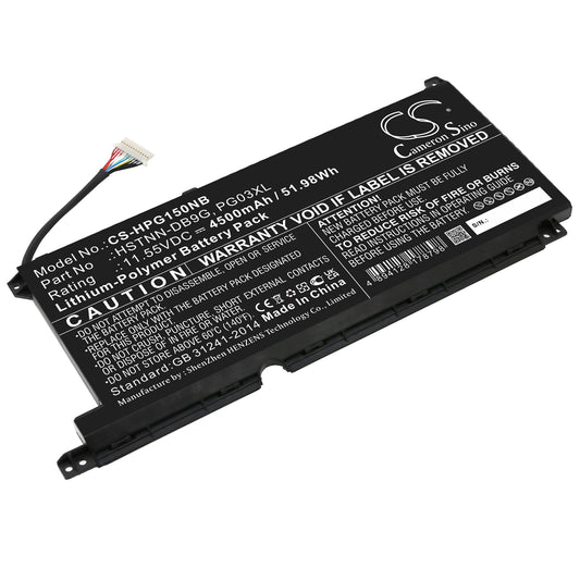 CS-HPG150NB Replacement Battery – Compatible with Gaming Pavilion 15-dk0001ne, GAMING PAVILION 15-DK0009NG, Gaming Pavilion 15-dk0042TX, GAMING PAVILION 15-DK0049TX, PAVILION 15-DK0002NC, Pavilion 15-dk0400, PAVILION GAMING 15-DK0000, Pavilion Gaming 15-DK0000NC, Pavilion Gaming 15-DK0000NV, PAVILION GAMING 15-DK0001LA, Pavilion Gaming 15-DK0001NI, Pavilion Gaming 15-DK0001NL, PAVILION GAMING 15-DK0002NC, Pavilion Gaming 15-DK0002ND, Pavilion Gaming 15-DK0002NT, Pavilion Gaming 15-DK0002UA,
