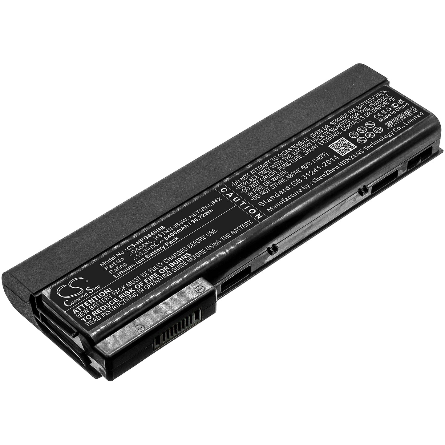 CS-HPG640HB Replacement Battery – Compatible with D9R52AV, H5G74E, ProBook 640, ProBook 640 G0, ProBook 640 G1, ProBook 645, ProBook 645 G0, ProBook 645 G1, ProBook 645 G1 (D2Z92AV), ProBook 645 G1 (D9E30AV), ProBook 645 G1 (F4N62AW), ProBook 645 G1 (F4N63AW), ProBook 645 G1 (F4N64AA), ProBook 645 G1 (F4N65AA), ProBook 645 G1 (F4X77AW), ProBook 645 G1 (K9V87AV), ProBook 645 G1 (K9V88AV), ProBook 650, ProBook 650 G0, ProBook 650 G1, ProBook 650 G1 (D3B21AV), ProBook 650 G1 (D9S32AV), ProBook 650