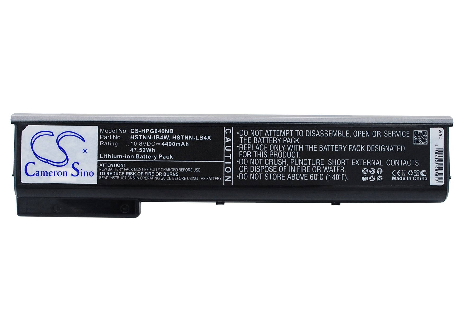 10.8V 4400mAh/47.52Wh Li-ion Notebook/Laptop Battery for HP