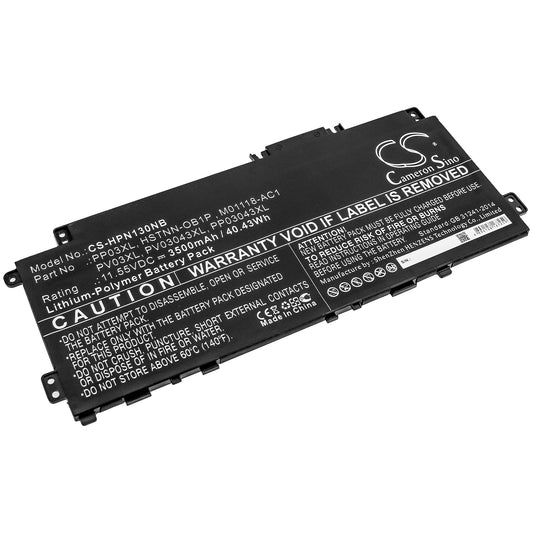 CS-HPN130NB Replacement Battery – Compatible with Pavilion 13-BB, Pavilion 13-bb0000nc, Pavilion 13-bb0005TU, Pavilion 13-bb0013nf, Pavilion 13-bb0014TU, Pavilion 13-bb0015cl, Pavilion 13-bb0015TU, Pavilion 13-bb0047nr, Pavilion 13-BB0062TU, Pavilion 13-bb0069TU, Pavilion 13-bb0075TU, Pavilion 13-bb0750ng, Pavilion 14-DV, Pavilion 15-EH