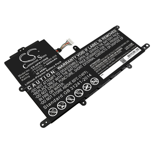 7.6V 4800mAh/36.48Wh Li-Polymer Notebook/Laptop Battery for HP
