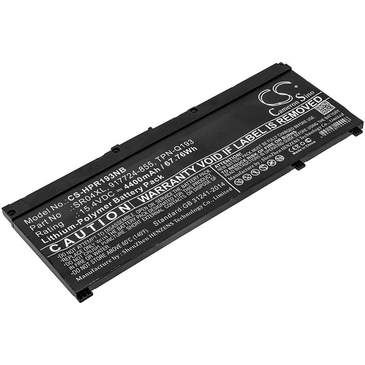 CS-HPR193NB Replacement Battery – Compatible with 15-CE007LA, 15-CE510TX, 2EF91PA, 2EF92PA, 2EF93PA, 2EF94PA, 2EF95PA, 2EF96PA, 2EF97PA, 2EF98PA, 3KS69PA, 3KS70PA, 3KS71PA, Gaming Pavilion 15-CX0000NQ, Gaming Pavilion 15-CX0001NJ, Gaming Pavilion 15-CX0002NG, Gaming Pavilion 15-CX0003NF, Gaming Pavilion 15-CX0004UR, Gaming Pavilion 15-CX0006NO, Gaming Pavilion 15-CX0007NM, Gaming Pavilion 15-CX0008NI, Gaming Pavilion 15-CX0010NM, Gaming Pavilion 15-CX0011UR, Gaming Pavilion 15-CX0015NC, Gaming