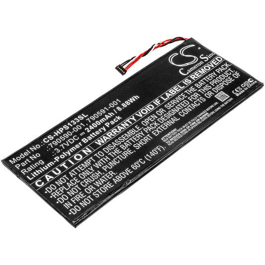 3.7V 2400mAh/8.88Wh Li-Polymer Tablet Battery for HP