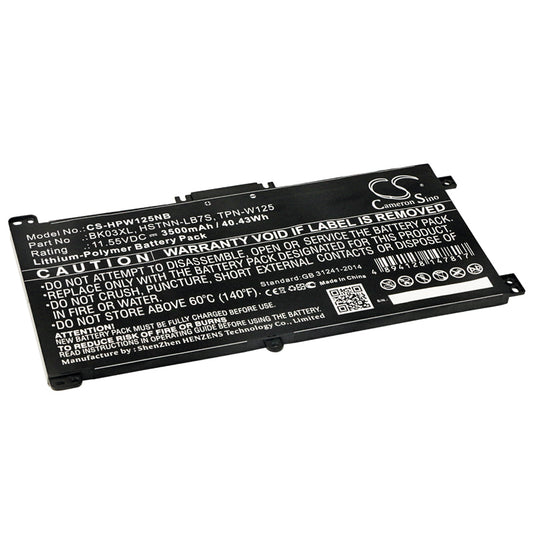 CS-HPW125NB Replacement Battery – Compatible with Pavilion x360 14-ba000, Pavilion X360 14-BA000NF, Pavilion X360 14-BA000UR, Pavilion X360 14-BA001NK, Pavilion X360 14-BA001NS, Pavilion X360 14-BA002NI, Pavilion X360 14-BA002NK, Pavilion X360 14-BA002NP, Pavilion X360 14-BA002TX, Pavilion X360 14-BA003NI, Pavilion X360 14-BA003NU, Pavilion X360 14-BA003TX, Pavilion X360 14-BA004NE, Pavilion X360 14-BA004NS, Pavilion X360 14-BA004TU, Pavilion X360 14-BA005NI, Pavilion X360 14-BA005NT, Pavilion