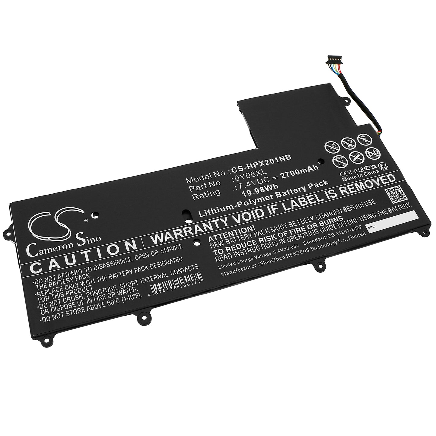 CS-HPX201NB Replacement Battery – Compatible with Elite x2 1011 G1 4G, Elite x2 1011 G1(J8W02AV), Elite x2 1011 G1(L0U13AA), Elite x2 1011 G1(L5G44EA), Elite x2 1011 G1(L5G45EA), Elite x2 1011 G1(L5G47EA), Elite x2 1011 G1(L5G75EA), Elite x2 1011 G1(L5G77EA), Elite x2 1011 G1(L8D65UT), Ultrabook L5G46EA