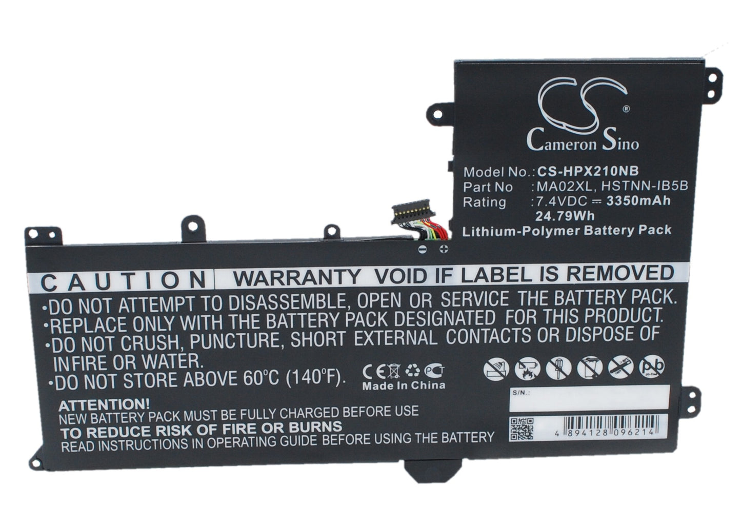 7.4V 3350mAh/24.79Wh Li-Polymer Notebook/Laptop Battery for HP