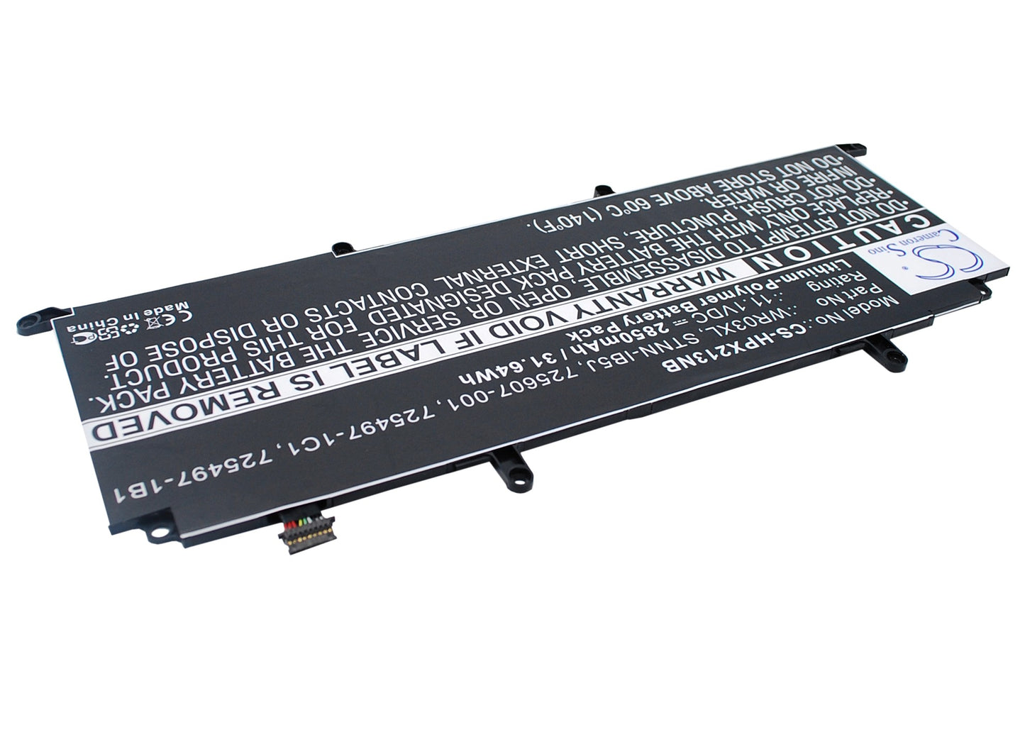 11.1V 2850mAh/31.64Wh Li-Polymer Notebook/Laptop Battery for HP