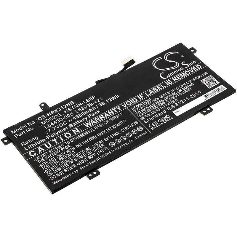CS-HPX312NB Replacement Battery – Compatible with Chromebook X360 12B-CA0000NG, Chromebook X360 12B-CA0000NS, Chromebook X360 12B-CA0000UR, Chromebook X360 12B-CA0001NA, Chromebook X360 12B-CA0001NB, Chromebook X360 12B-CA0001UR, Chromebook X360 12B-CA0005NF, Chromebook X360 12B-CA0007TU, Chromebook X360 12B-CA0008NF, Chromebook X360 12B-CA0009NF, Chromebook X360 12B-CA0010NR, Chromebook X360 12B-CA0240NG, Chromebook X360 12B-CA0300NG, Chromebook X360 12B-CA0350ND, Chromebook X360 12B-CA0500NA,