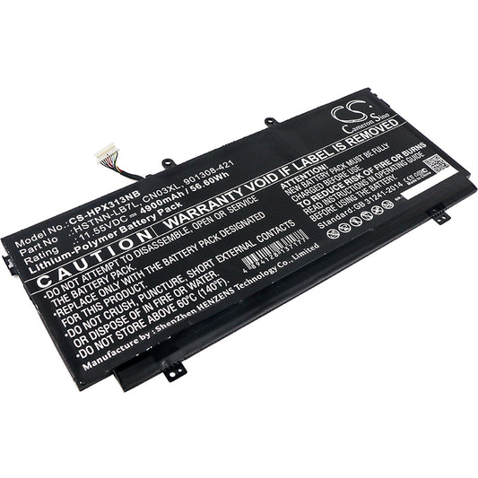 11.55V 4900mAh/56.60Wh Li-Polymer Notebook/Laptop Battery for HP