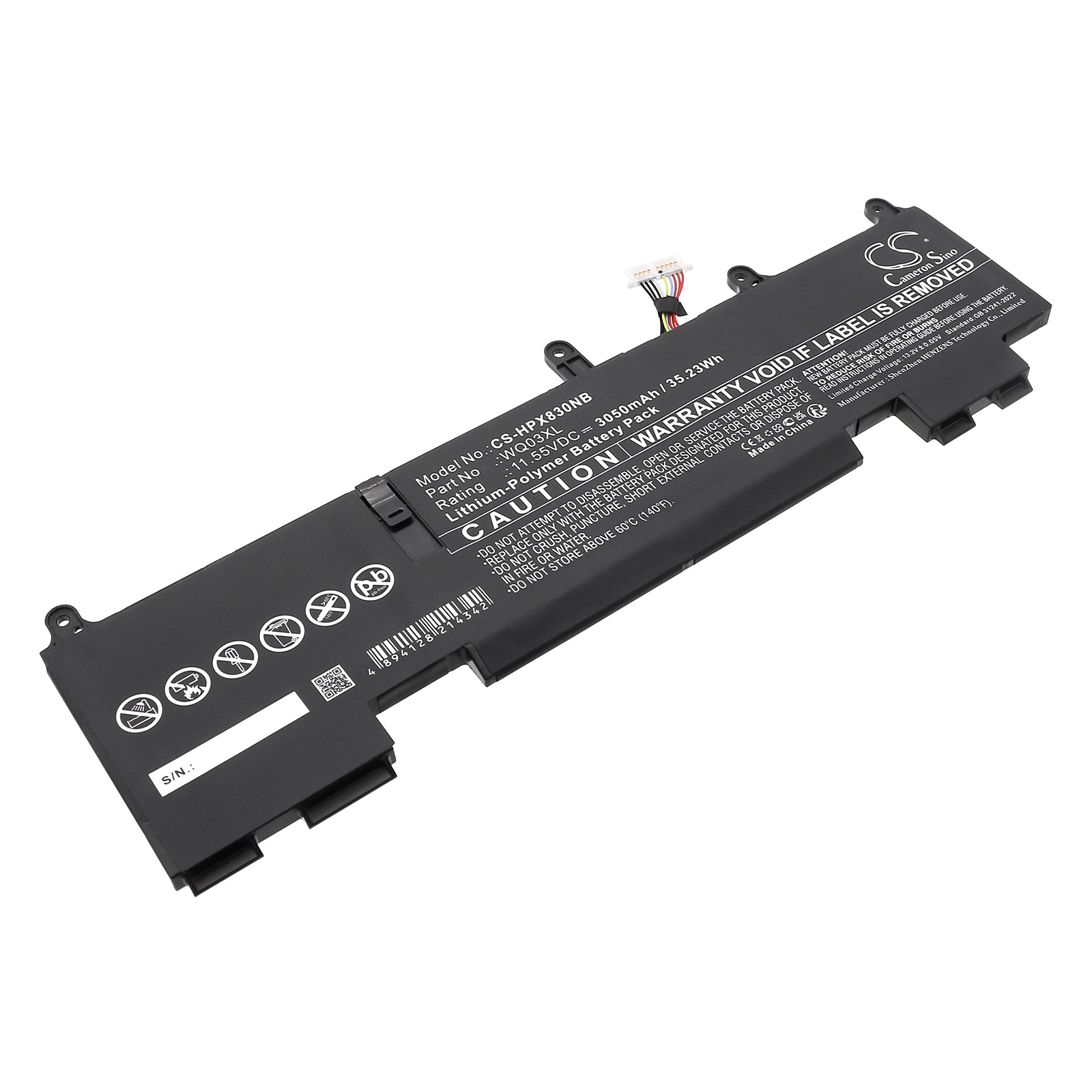 CS-HPX830NB Replacement Battery – Compatible with Elite X360 1040 14 G10, Elite X360 830 G10, Elitebook 835 13 Inch G10