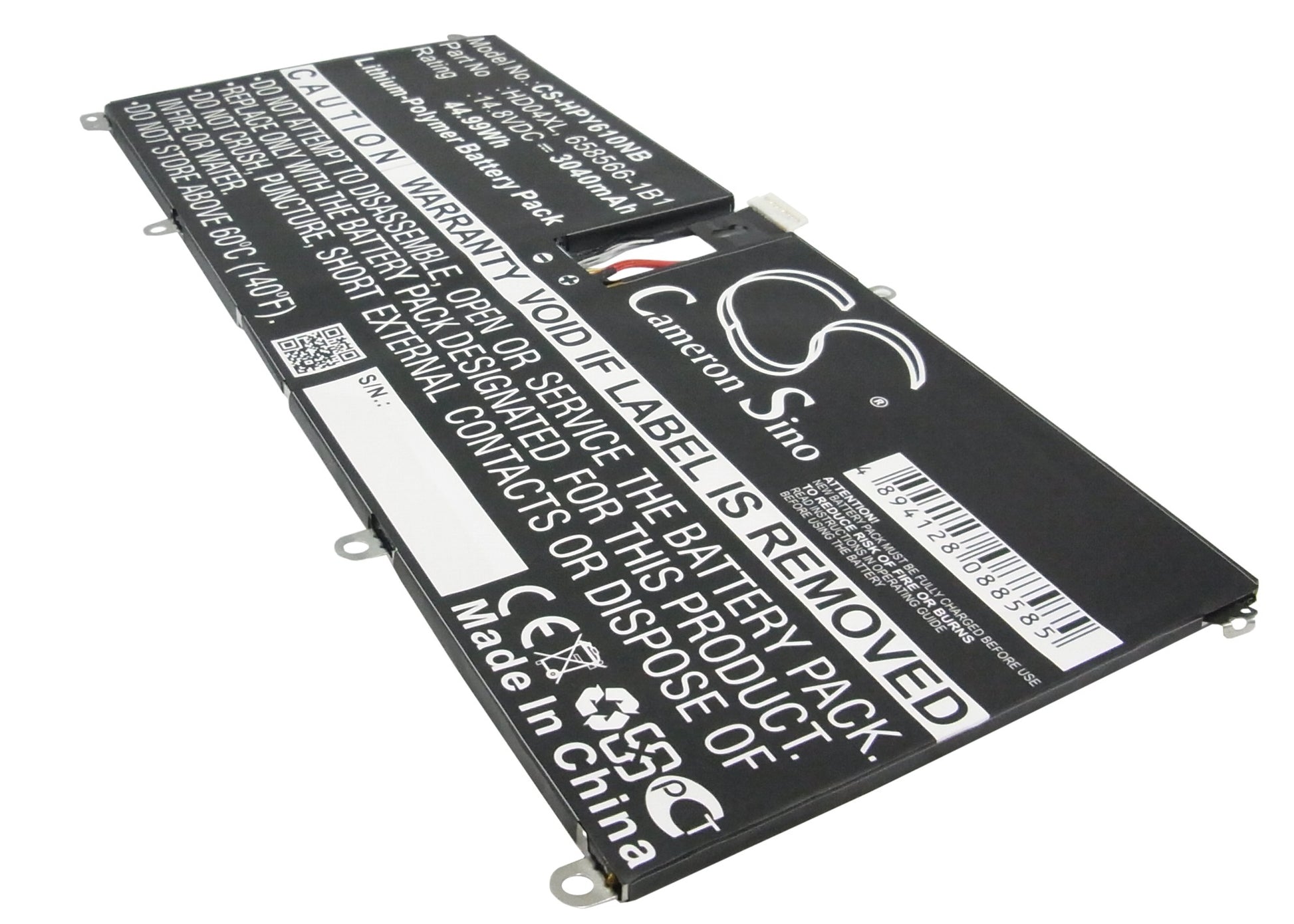 14.8V 3040mAh/44.99Wh Li-Polymer Notebook/Laptop Battery for HP