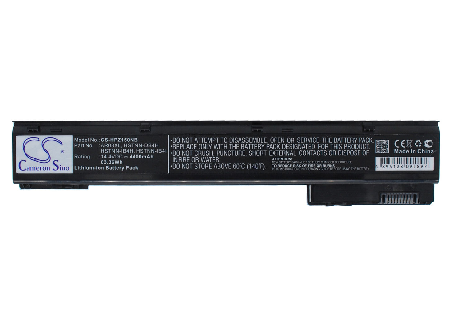 14.4V 4400mAh/63.36Wh Li-ion Notebook/Laptop Battery for HP