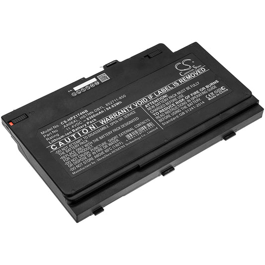 CS-HPZ174NB Replacement Battery – Compatible with ZB00K 17 G4-1RR26ES, ZBook 17 G3 Mobile Workstation, ZBook 17 G4, ZBook 17 G4 Mobile Workstation, ZBook 17 G4(1JA86AW), ZBook 17 G4(1JA88AW), ZBook 17 G4(1RQ78EA), ZBook 17 G4(1RQ80EA), ZBook 17 G4(1RQ90ES), ZBook 17 G4(1RQ93ES), ZBook 17 G4(1RR15EA), ZBook 17 G4(1RR23ES), ZBook 17 G4(1RR25ES), ZBook 17 G4(1RR26ES), ZBook 17 G4(2ZC18ES), ZBook 17 G4(Y6K23EA), ZBook 17 G4(Y6K36EA), ZBook 17 G4(Y6K38EA), ZBook 17 G4-1JA88AW, Zbook 17 G4-1NL44UT,