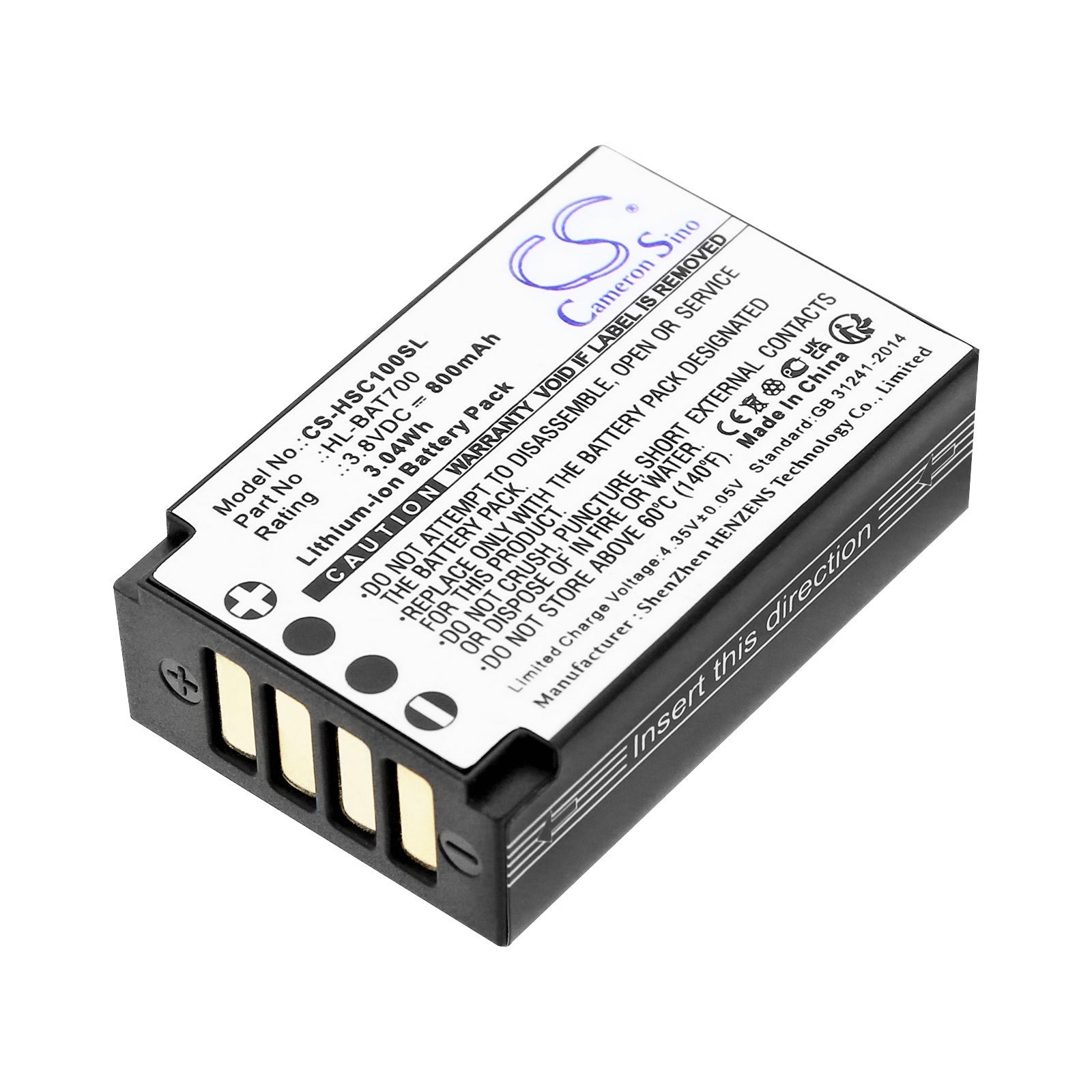 CS-HSC100SL Replacement Battery – Compatible with Solidcom C1, Solidcom C1 Pro