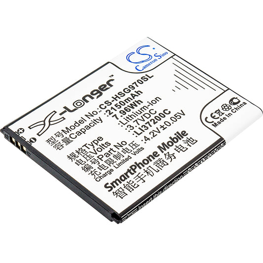 3.7V 2150mAh/7.96Wh Li-ion Mobile/SmartPhone Battery for Hisense